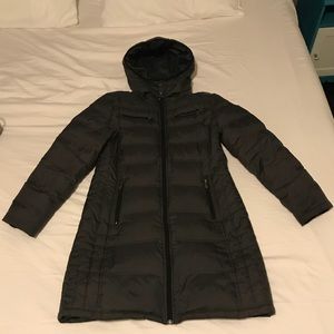 Michael Kors Gunmetal Puffy Coat
